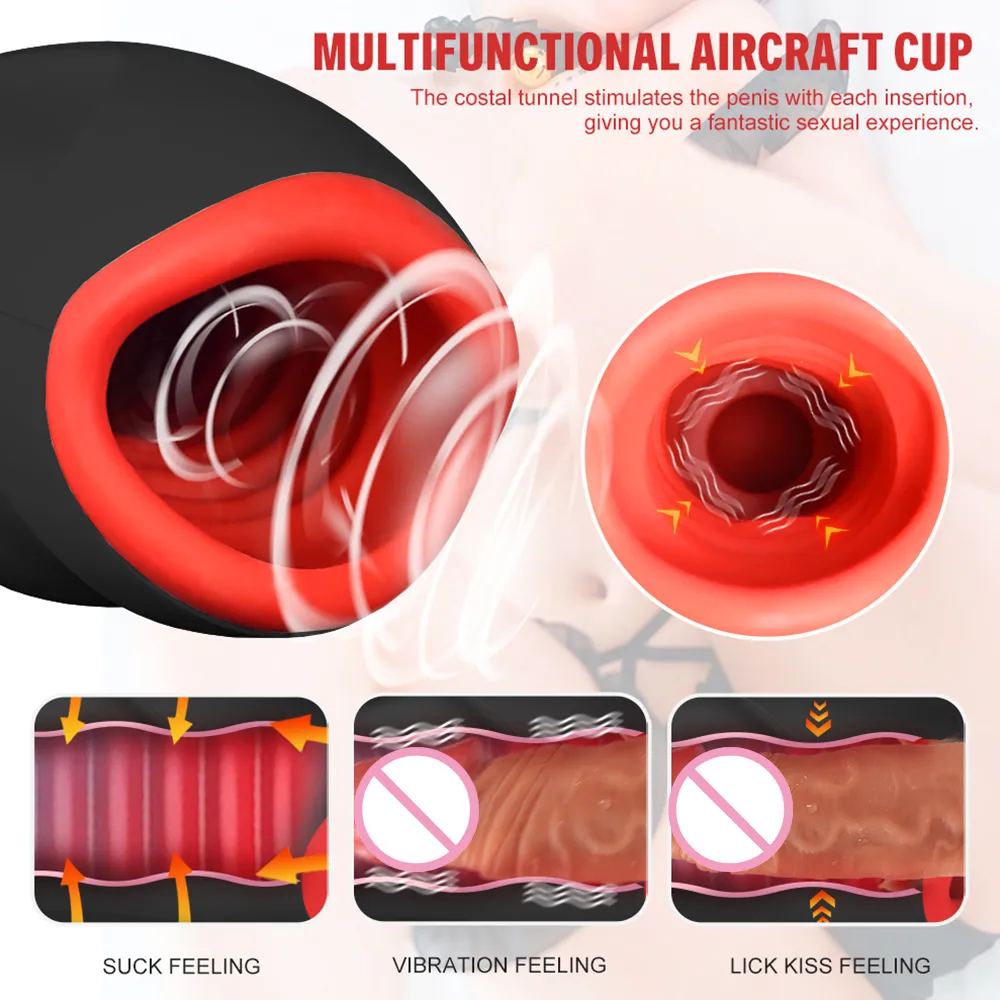 남성 자위 행위 바이브레이터 자동 입으로 입 자위 컵 페니스 지연 트레이너 가열 흡착 구강 자극기 기계