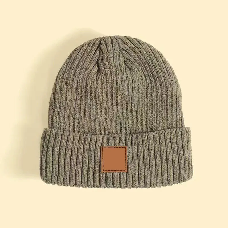 79129 USA Designer invernale lavorato a maglia CH Beanie Etichetta invernale verticale lavorato a maglia berretto di lana unisex pieghe casual berretti cappello i Top Qua254Z