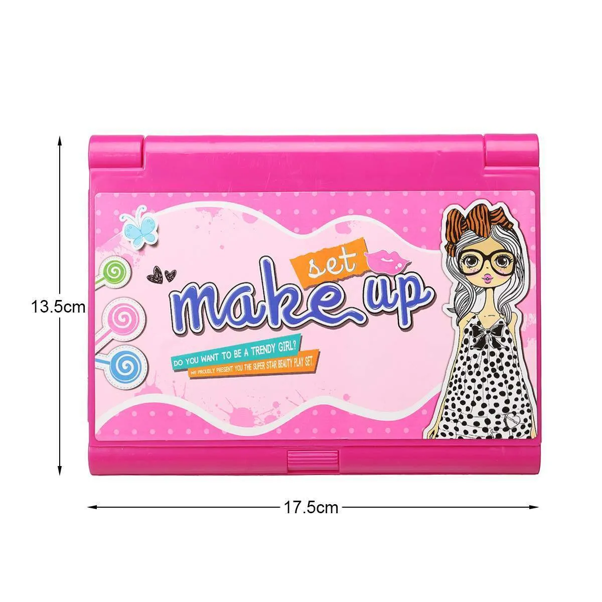 Prinzessin Kinder Make-up Kosmetik Spielkasten Set spielt Make-up Mädchen Spielzeug Lippenstift Lidschatten Kit für Kinder LJ201009