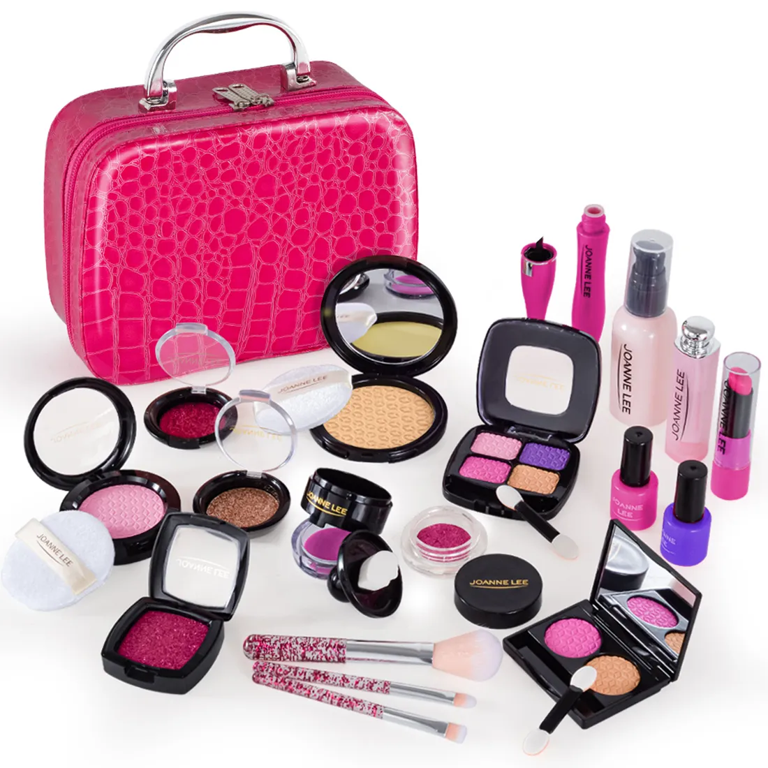semblant jouer simulation cosmétique maquillage sac à main jouets pour filles enfants jouets éducatifs cadeau d'anniversaire - Rosy Pink PU Bag LJ201009