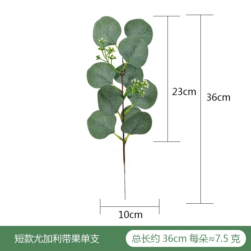Plante de simulation brins de feuilles d'eucalyptus Table décoration de mariage fournitures de fête