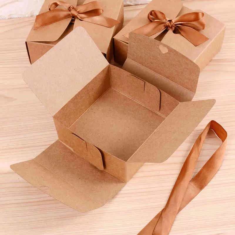 Quadrado embalagem caixa caixa papelão pacote dia dos namorados presente de doces de doces com fitas Creative Custom Love Box H1231