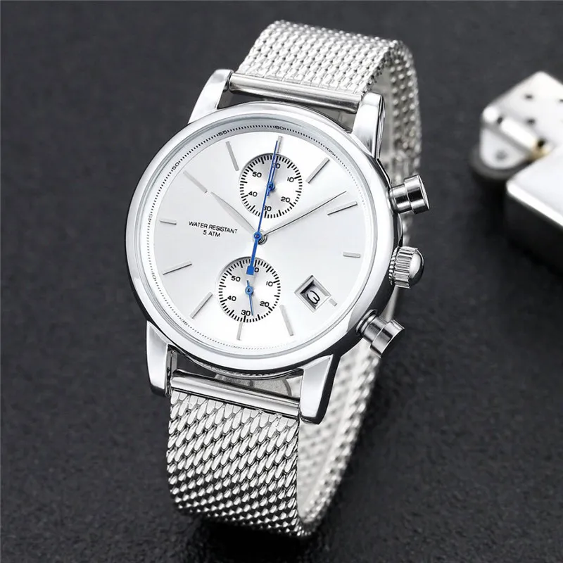 Vente montre à quartz pour hommes patron décontracté mode montre pour hommes toutes les fonctions peuvent fonctionner normalement en acier inoxydable watch315C