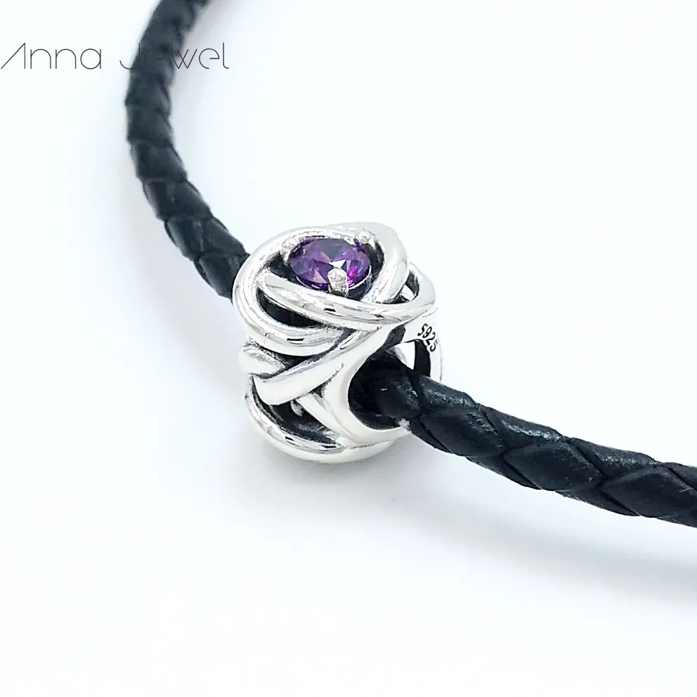 Nieuwe Sieraden 925 Sterling Zilveren Kralen Armbanden Pandora Charm Kralen Sets met Logo Ale Bangle Roze Eternity Circle Vrouwen Mannen Verjaardagscadeau Valentijnsdag 790065C05