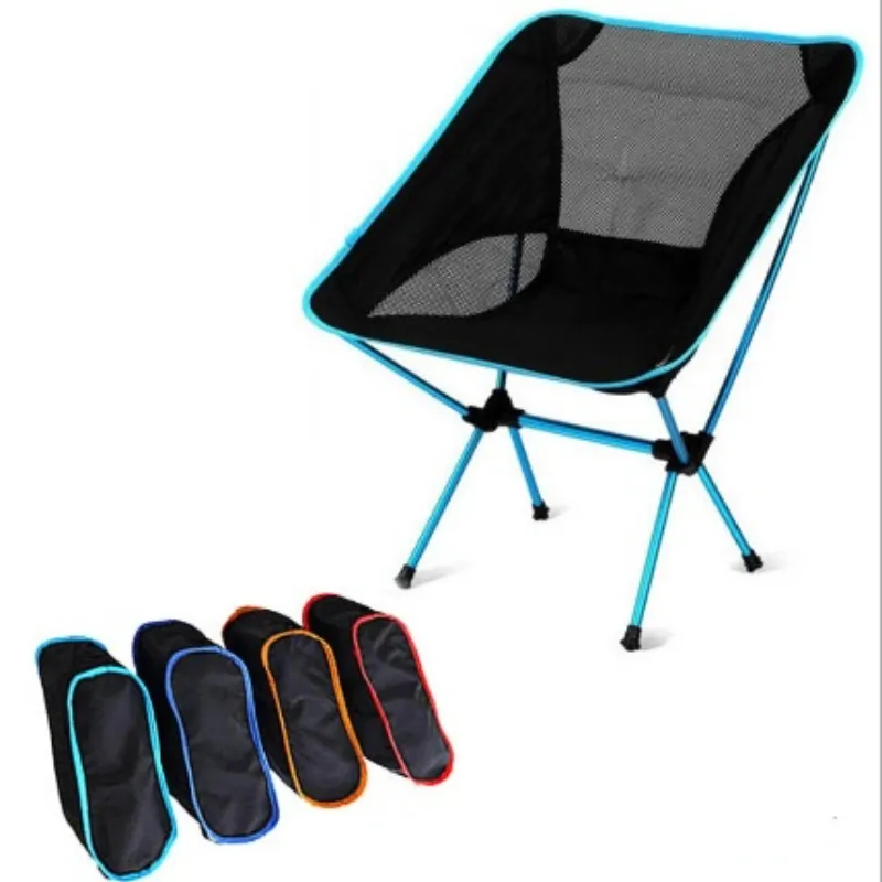 야외 접이식 해변 의자 휴대용 가벼운 달 의자 항공 알루미늄 튜브 게으른 낚시 의자 물류 가격 pls 연락처