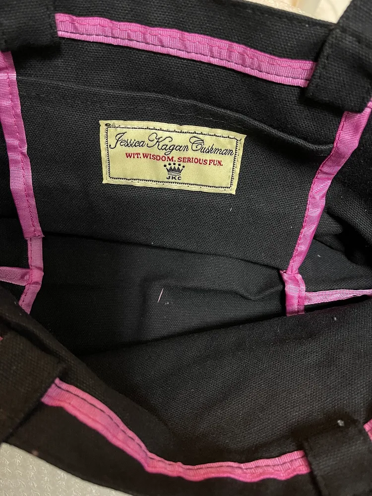 футляр для хранения черная холщовая сумка для покупок MY OTHER BAG IS cute с принтом, маленький размер 278F