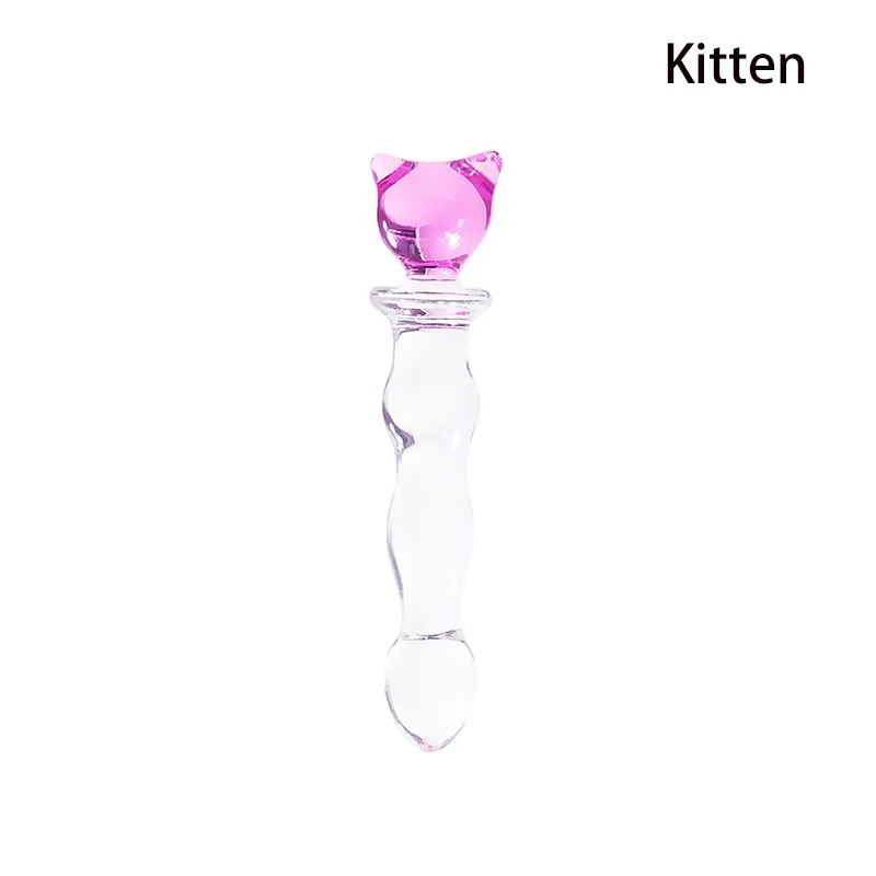 Gay Sex Products Butt Plug Vaginal Anal Stimulation Vibrator Beads Crystal Glass Dildo Penis For Women Anal Plug Sex toys Y2011185940489