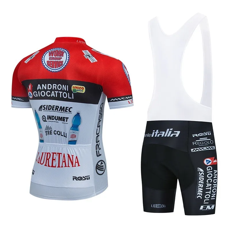 2022 Equipo de ciclismo Androni Jersey Bike Shorts 20d Gel Bib Set ROPA Ciclismo para hombres MTB Summer Bicycling Maillot Bottom Clothing253t