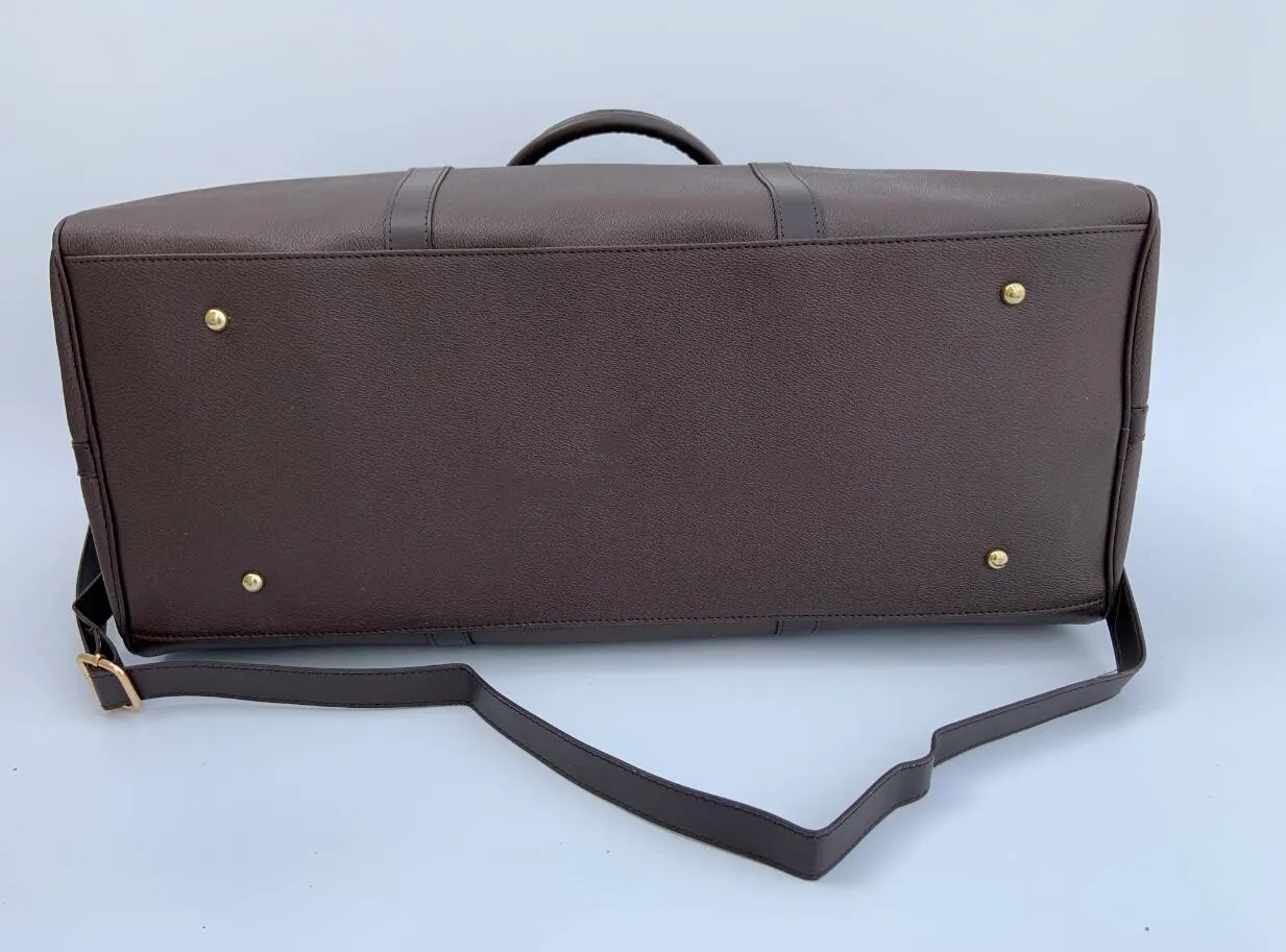 54 cm Bolsas de viaje para mujeres de gran capacidad 2021 Bolsas de duffel de hombro de calidad llevan el equipaje Riverios de fondo con cabezal de bloqueo260y