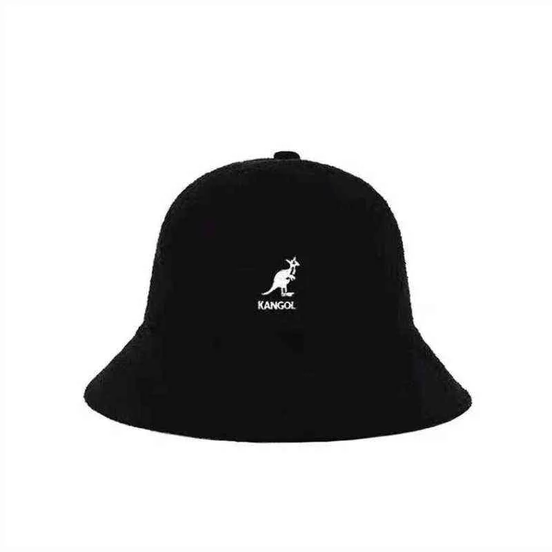 Kangoeroe Kangol Vissershoed Zonnehoed Zonnebrandcrème Borduren Handdoek Materiaal 3 maten 13 kleuren Japanse Ins Super Fire Hat X220214273R