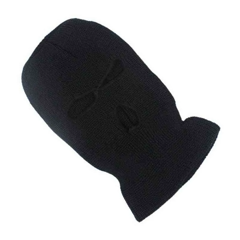 Outdoor Radfahren Winddichte Vollgesichtsmaske Abdeckung Gestrickte Hut Balaclava Winter Warme Ski Motorrad Armee Taktische Beanie Masken Hüte Y1229