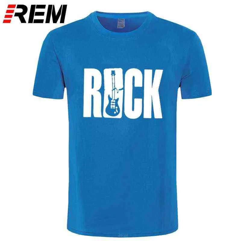 REM Neue Streetwear männer Oansatz Kurzarm T Shirt ROCK Gitarren Musik Pirnt T-Shirt Hip Hop Rock'n'roll Tees Tops harajuku G1222