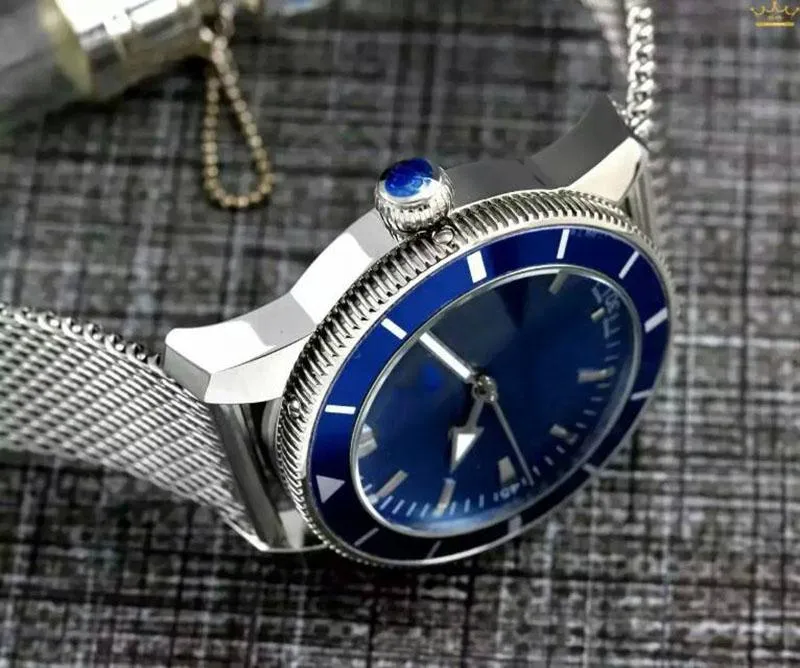 TM Factory Nowy czarny gumowy sport mechaniczny ruch automatyczny zegarki męskie zegarki damskie nurkowanie 46 mm męskie zegarek zegarki prezent208l
