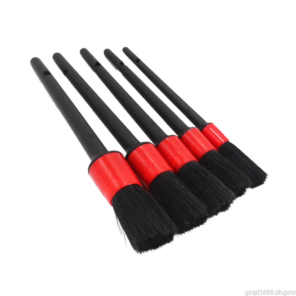 5 11 pièces brosse de nettoyage brosse de lavage de voiture pour le lavage de l'intérieur de l'automobile nettoyage des jantes d'écart de roue tableau de bord garniture d'aération Detailin329d