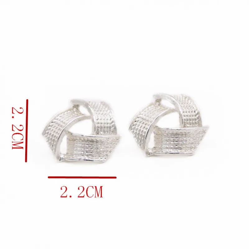 Classic Simple Wide Style Design Environmental Protection Zinc alloy Material Stud Advanced Sense Temperament Earring Suitable for2751