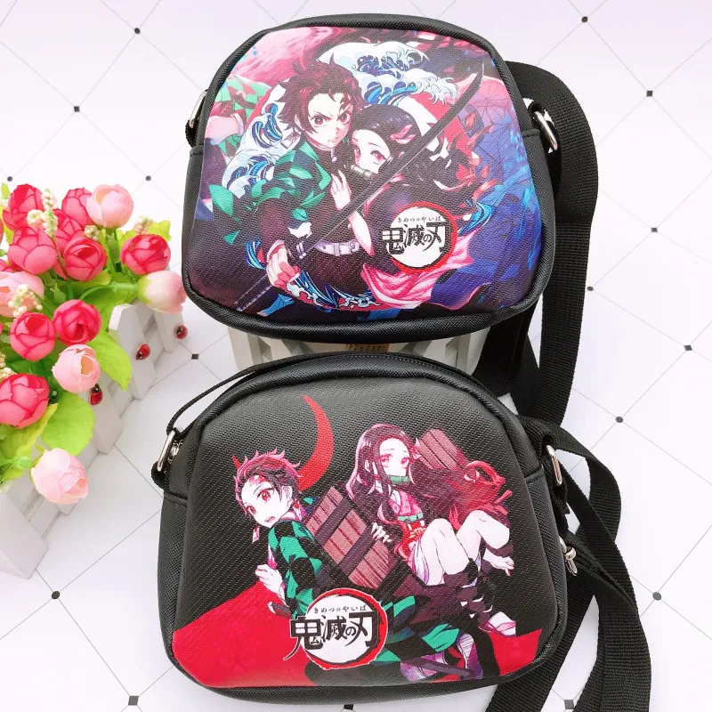 Devil's Blade Cartoon Anime Perifera Doraemon Cosmetic Storage Bag Demon Slayer Kimetsu No Yaiba Nezuko Children Axel Bag 201117