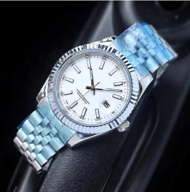 2020 Montre de Luxe Herren Automatik Golduhr Damen Kleid Voller Edelstahl Saphir Leuchtende Paare Stil Klassische Armbanduhre288r