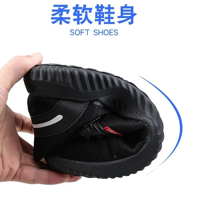 Work Safety Shoes Steel Toe Shoes For Men Safety Boots Men Steel Toe Protection Shoes Puncture Proof Steel Toe Security Shoe Y200915