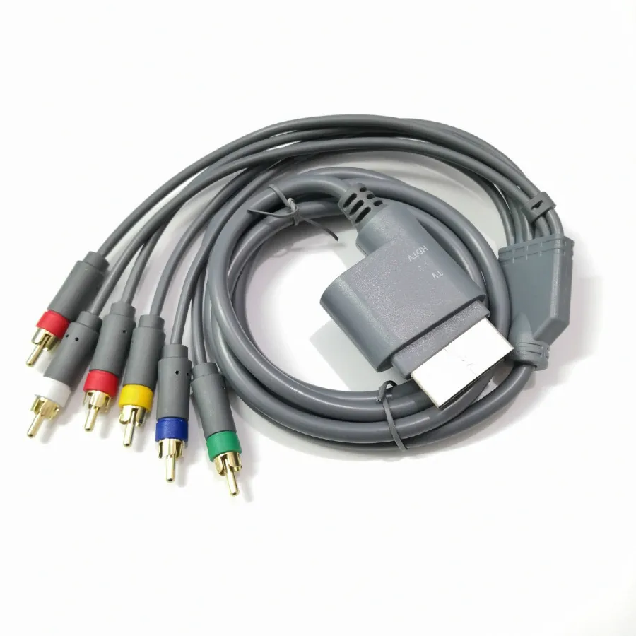 1.8M HD TV Component Composite Cord Wire AV Audio Video Cable For Xbox 360 Console