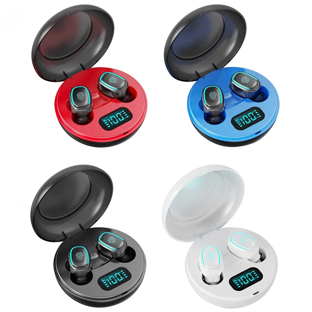 A10 TWS Bluetooth 5.0 Kabellose HiFi-In-Ear-Kopfhörer mit digitaler Ladebox, Headsets, Touch-Steuerung, Geräuschunterdrückung, Freisprecheinrichtung für Telefon