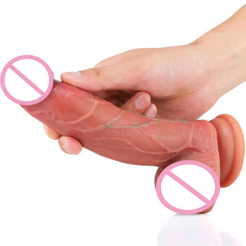 NXY Dildos Anal Toys Zhenjiba No 4 Female Masturbation Device Silica Gel Artificial Penis Adult Sex Products 0225