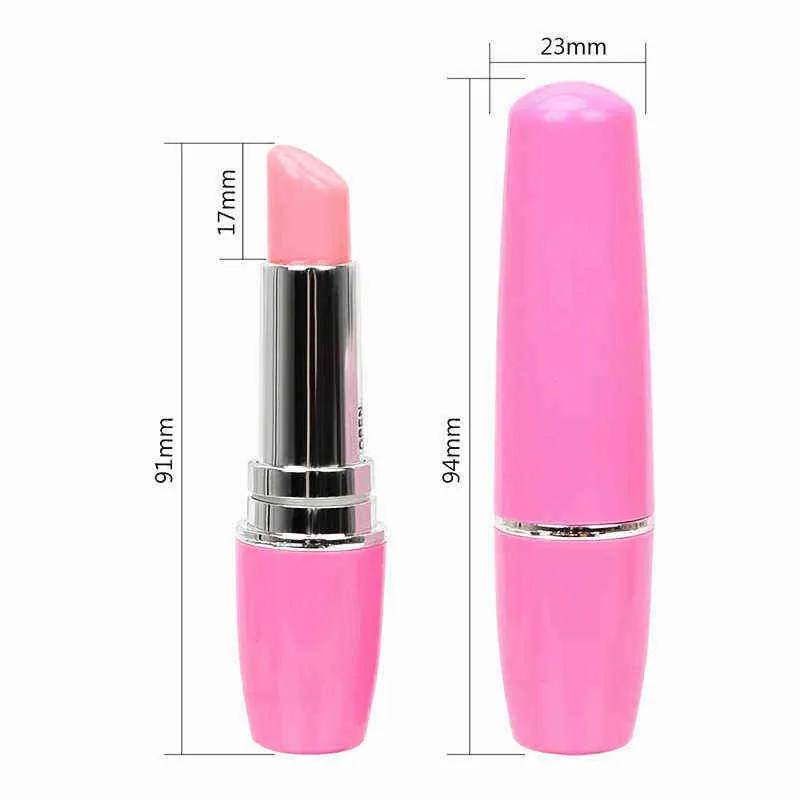 NXY Vibromasseur Mini Bullet Vibromasseur pour Femmes Sex Toys Rouges à Lèvres Discrets Stimulateur de Clitoris Vibrant Rouge à Lèvres Vibromasseur Masturbation Adulte 0104