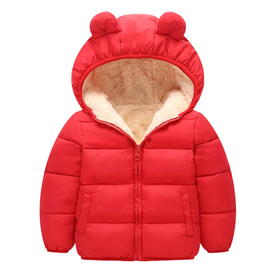 Babymeisjes jas herfst winter jas voor meisjes jas kinderen warme capuchon bovenkleding jas voor jongensjas jas kinderen kleren lj201202