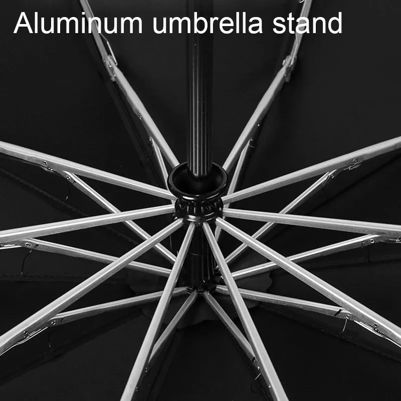 Светодиодный автоматический зонтик дождевое снаряжение с отражающими полосами три раза реверс 201218