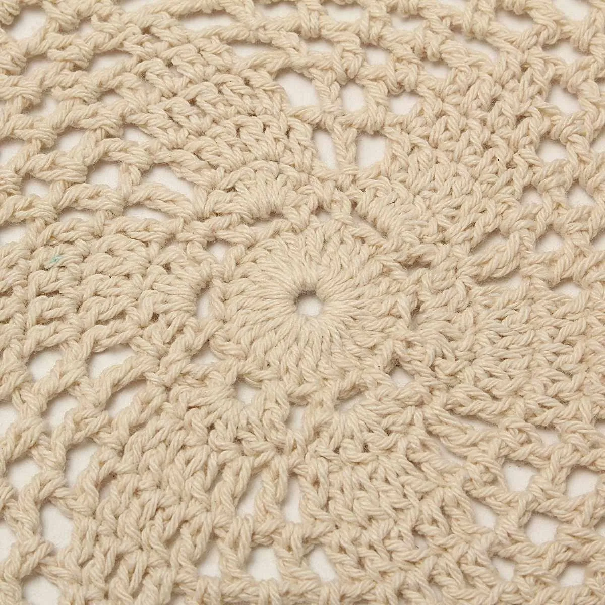 12 pièces Vintage coton tapis rond main crochet dentelle napperons fleur sous-verres ménage Table décoratif artisanat accessoires T20053269