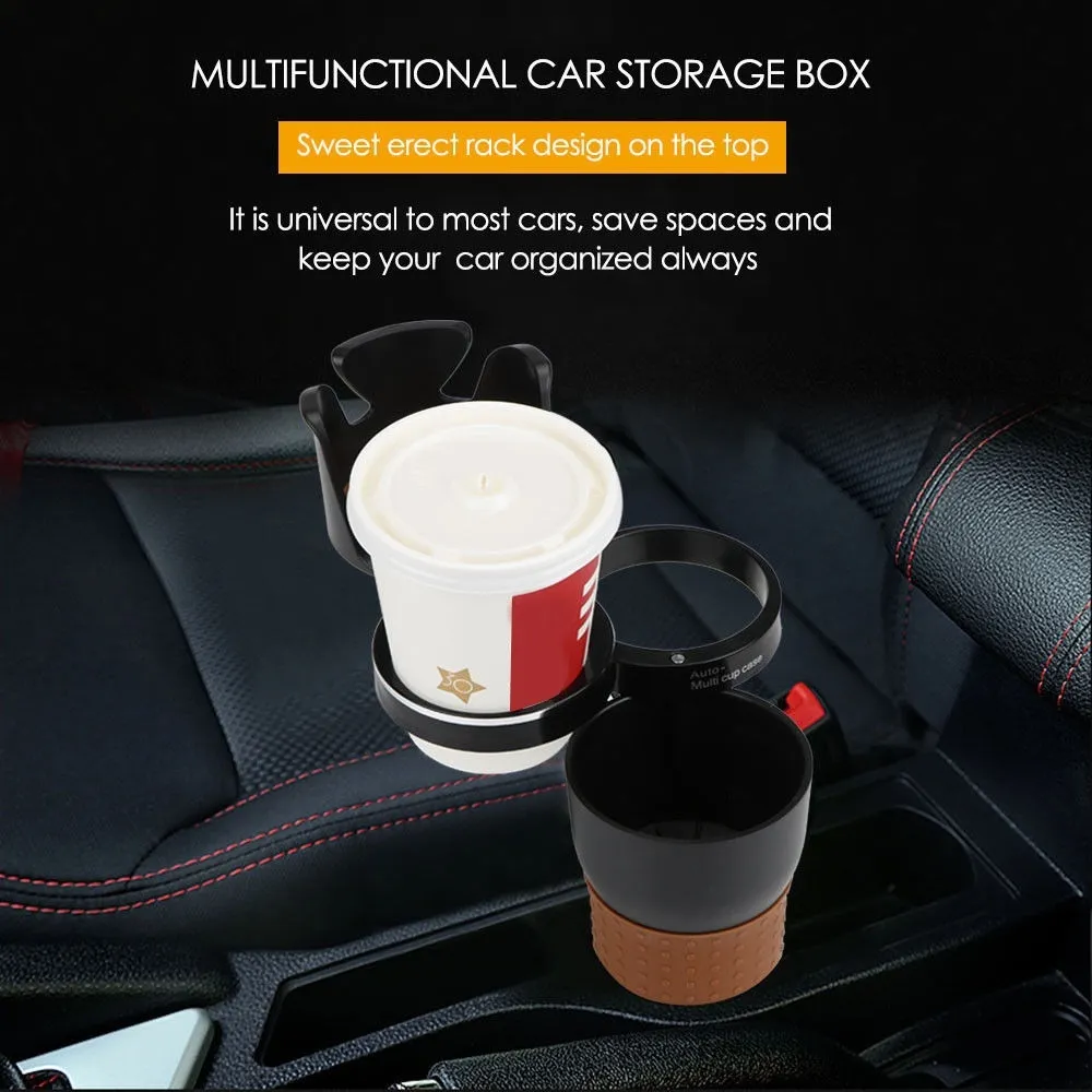 360 graders roterbar Universal Car Cup Holder Creative Drink Holder Multi-Function Storage Box Interior Decoration Accessories265w