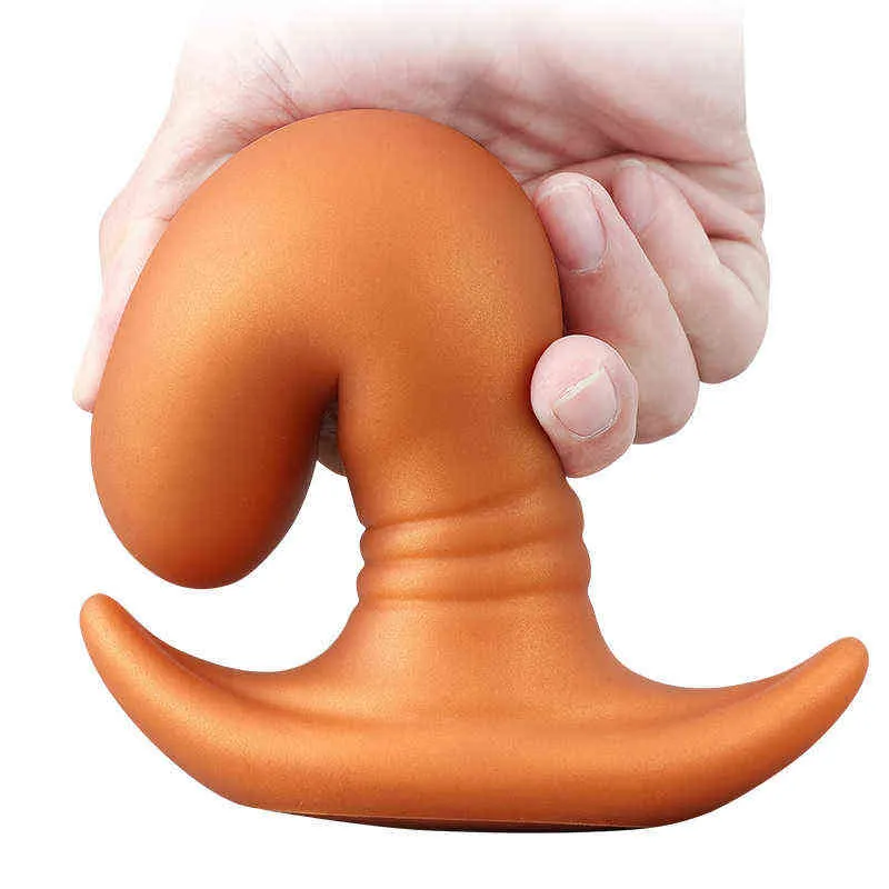 NXY Dildos Zabawki Anal Ciecz żel krzemionkowy Wtyczka wtykowe wtykowe wtyczki masturbacji Urządzenie dla mężczyzn i kobiet Soft Expansion zewnętrzny Zabawa Dorosłych Produkty 0225