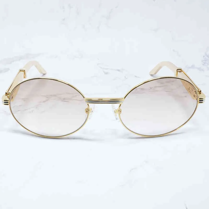 2024 Fashion Off Designer de luxo Novos óculos de sol masculinos e femininos de homens de aço inoxidável Men vintage Tons vintage Eyewear enchem óculos de prescrição