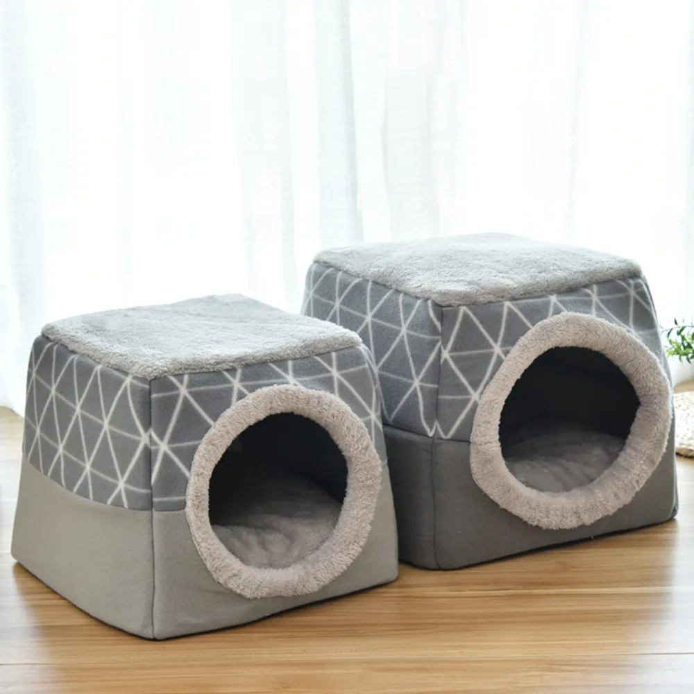 Портативный Pet Tent Dog House Ockagonal Cage для CAT TENT PLAYPEN Щенок Питомник Легко эксплуатация Забор Открытый Большой Дом для собак 201130