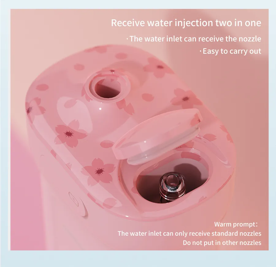 Стоматологический водяной струйный флоптер пероральный оральный ирригатор портативный USB 4 форсунка чистка отбеливающего отбеливающего пятно для удаления электрический зуб Scaler Cleaner