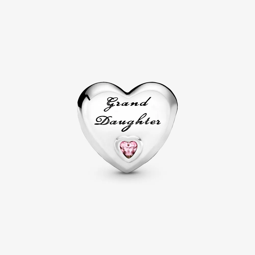 New Arrival Charms 100% 925 Sterling Silver Dad Heart Charm Fit Original European Charm Bracelet Fashion Jewelry Accessories 275D
