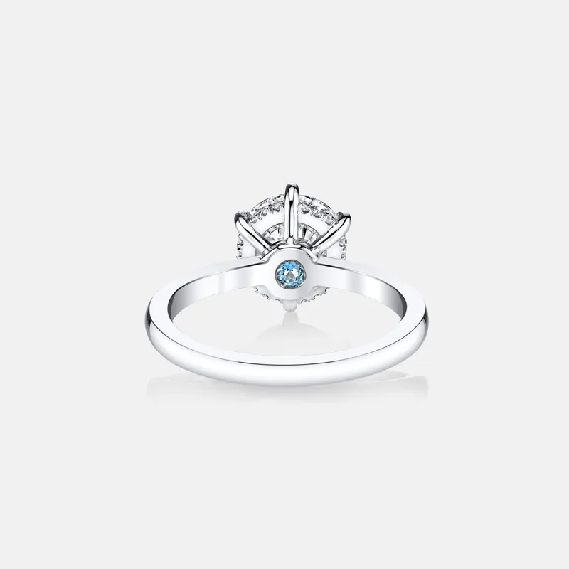 Luxo inteiro de 3 quilates redondos de cut -sona anel de SONA 925 Solid Sterling Silver noivado anel de casamento Anel de casamento Y2351i