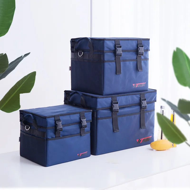 28L 47L 70L a tenuta stagna grande borsa termica termica picnic lunch box impacco di ghiaccio pasto bevanda isolata veicolo di consegna isolamento borsa termica T200710