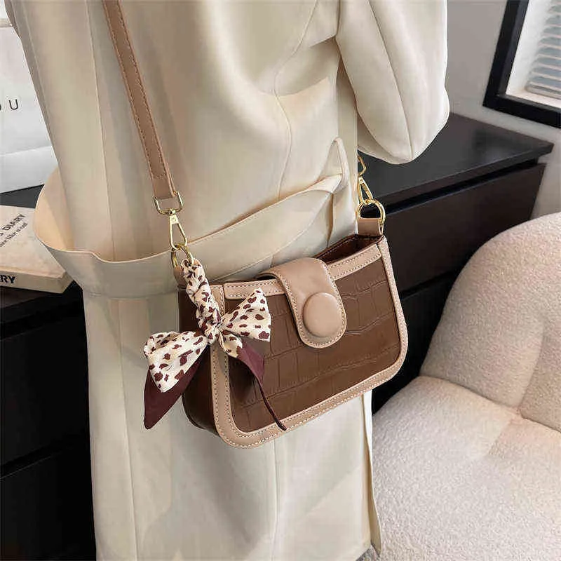 Nxy حقيبة يد أقليات تصميم حقيبة المرأة 2022 جديد حجر الحرير وشاح واحد الكتف الربط اليد تحمل نمط الأجنبية الإبط 0210