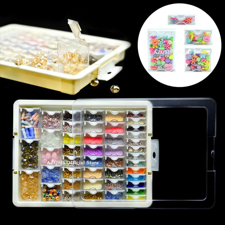 AZQSD-Drill-Containers-for-Diamond-Painting-Mosaic-Tool-Accessories-Plaid-Jewelry-Diamond-Embroidery-Transparent-Storage-Box
