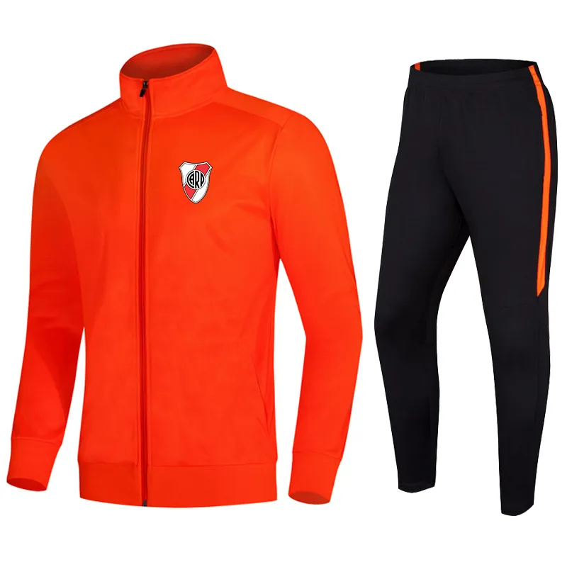 Club Atletico River Plate Men's Tracksuits Football Wear Uniform Soccer Jacket Sportwear Quick Dry Sports Training Running B306P