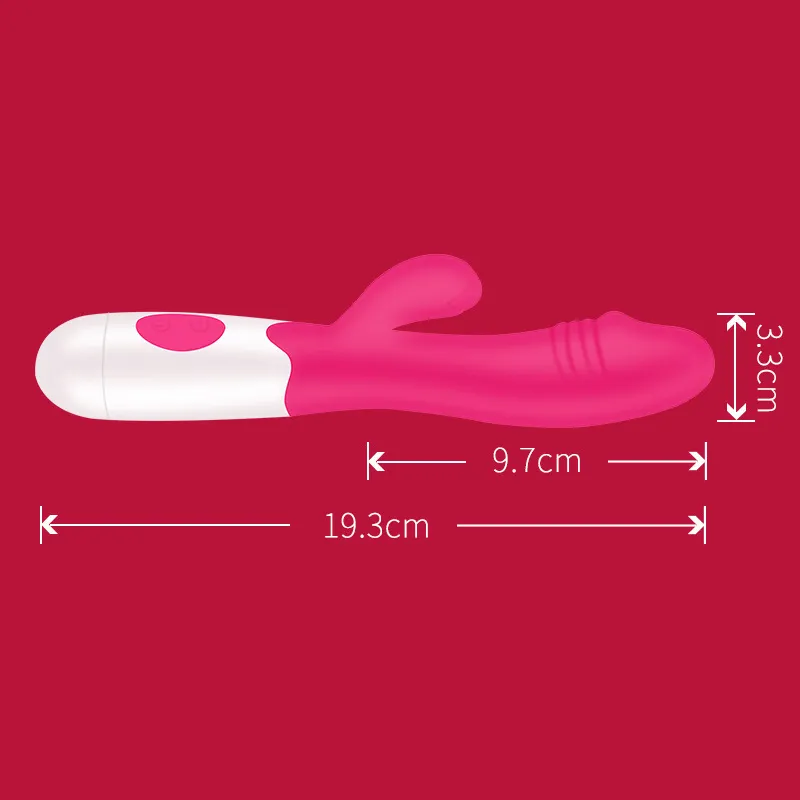 G Spot Dildo Rabbit Vibrator for Women Dual Vibration Silicone Waterproof Female Vagina Clitoris Massager Sex Toys For Y2011189888695