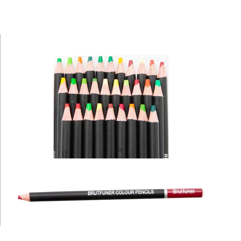 Crayons de couleur Ensemble professionnel de 180 couleurs, noyaux à base de cire douce, idéaux pour le dessin, l'art, l'esquisse, l'ombrage, la coloration, la boîte en fer blanc 201223