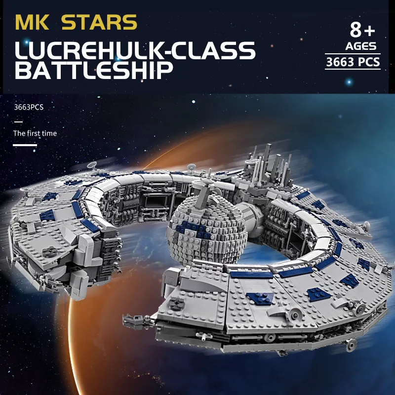 Mould King – blocs de construction Star plan MOC Eclipse-class Dreadnought, ensemble de combattants UCS à assembler, briques, jouets DIY pour enfants, cadeaux d'anniversaire C340r