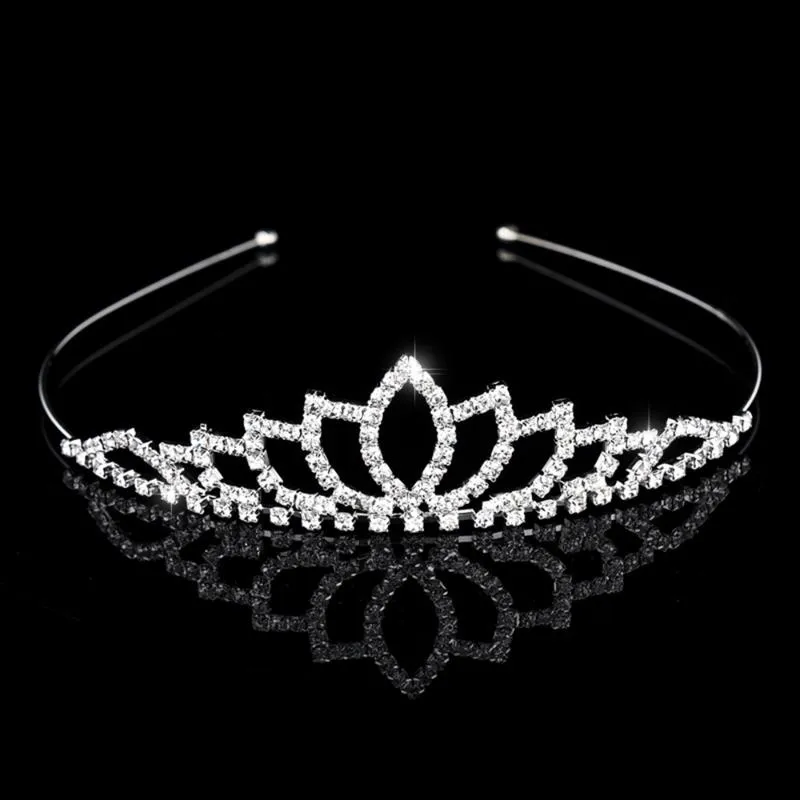 Nueva moda, pasadores de cristal, tiaras y coronas para niñas y niños, diademas con diamantes de imitación para mujeres, accesorios para el cabello de boda para novia 223W