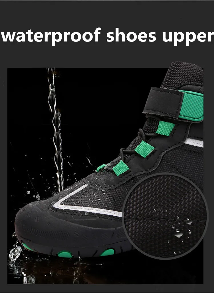 Kikids Nuevas zapatillas de deporte para niños Zapatos para caminar antideslizantes Zapatos impermeables Caminar al aire libre Escalada Trabajo Niño Niños Botas Respirar Zapatos 201201