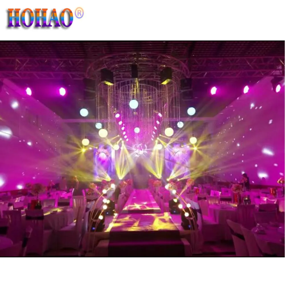 HOHAO Factory Hot TOP 150w /250w Focusing LED 3in1 Projecteur à tête mobile 16/18 DMX512 Channel Sounds Dj Nightculb Stage Lighting