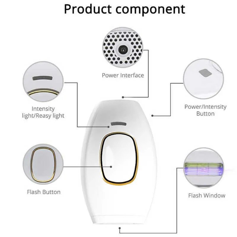 300000 lampeggia la depilazione elettrica IPL i capelli donne poepilatori face indolore gamba tutto il corpo depilador permanente 2201129835590