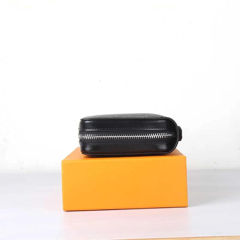 mens wallets single zipper mens wallet high quality black waterproof canvas Long Wallet card holder men handbag with orange box ca2648