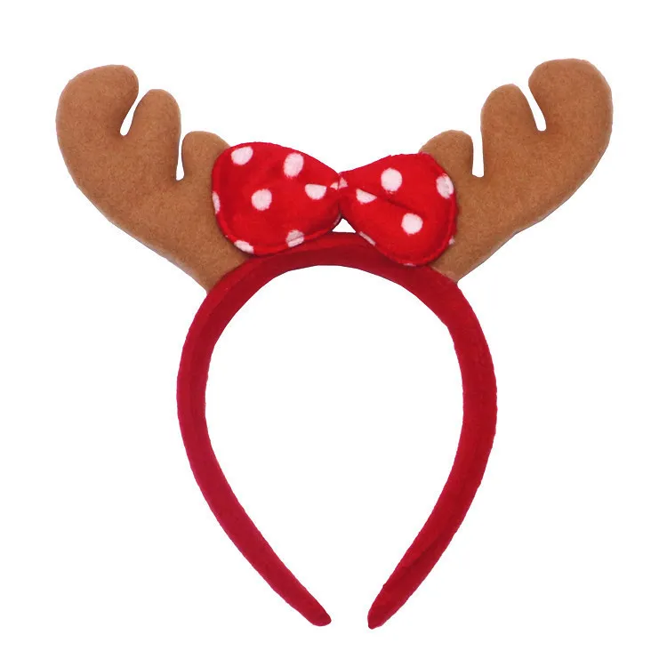 Bonito Headband Bonito Santa Santa Boneco de Neve Buze Cervo Cabeça Cabeça Cabeça Presente de Natal Xmas Brinquedo Acessórios de Cabelo de Natal Atacado