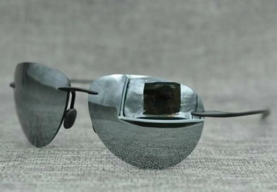 Модные спортивные солнцезащитные очки Mau1 J1m J421 для вождения автомобиля, поляризационные линзы без оправы, супер легкие очки для улицы, рог буйвола с чехлом9518378